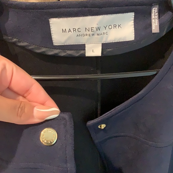 Blue Dress Coat - Picture 2 of 2